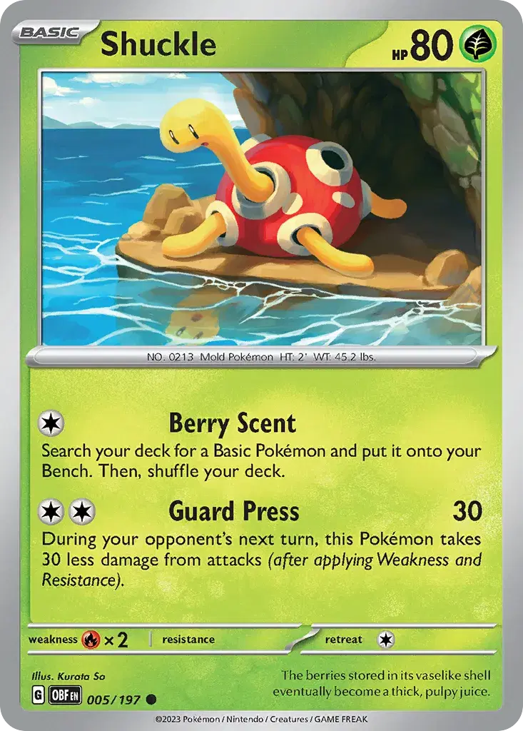 Shuckle Obsidian Flames 5