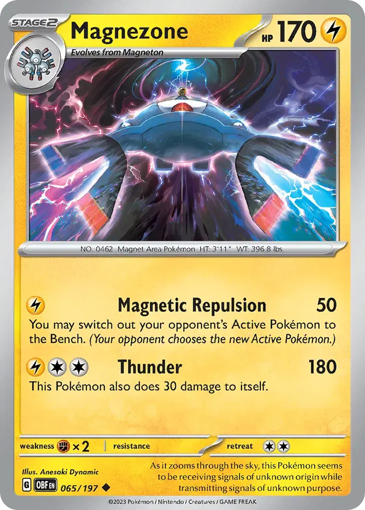 Magnezone Obsidian Flames 65