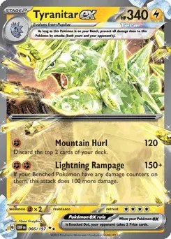 Tyranitar ex Obsidian Flames
