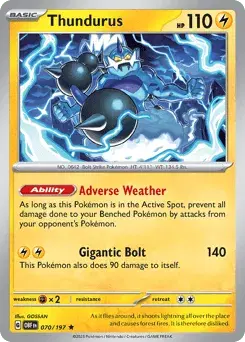 Thundurus Obsidian Flames