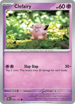 Clefairy Obsidian Flames