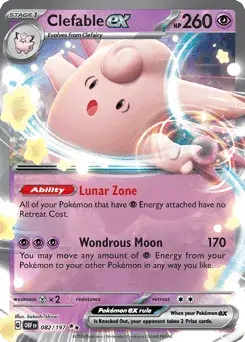 Clefable ex Obsidian Flames