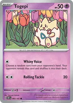 Togepi Obsidian Flames