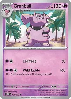 Granbull Obsidian Flames