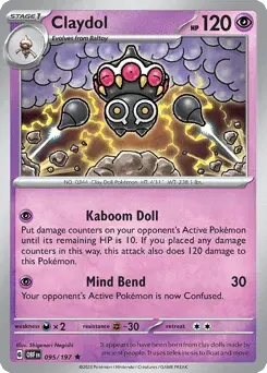 Claydol Obsidian Flames