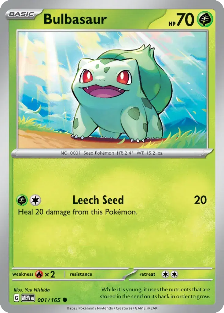 Bulbasaur 151 1