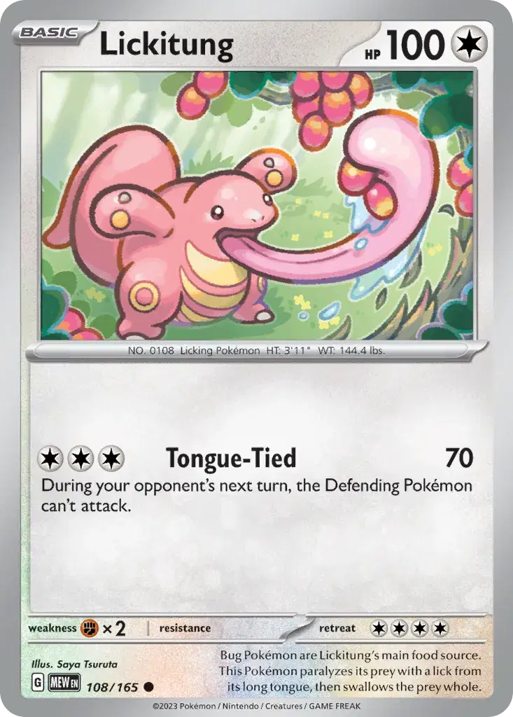 Lickitung 151 108