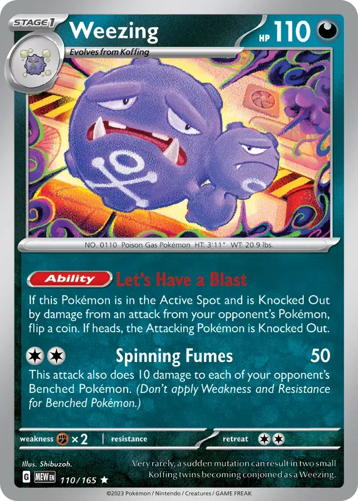 Weezing 151 110