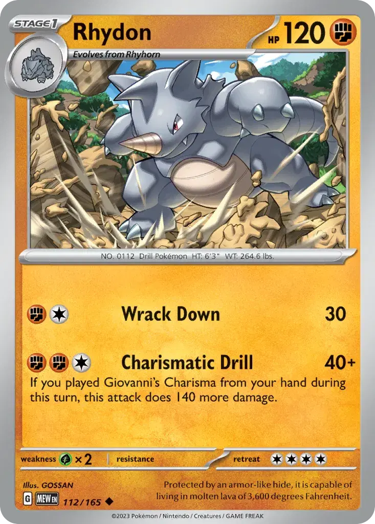 Rhydon 151 112