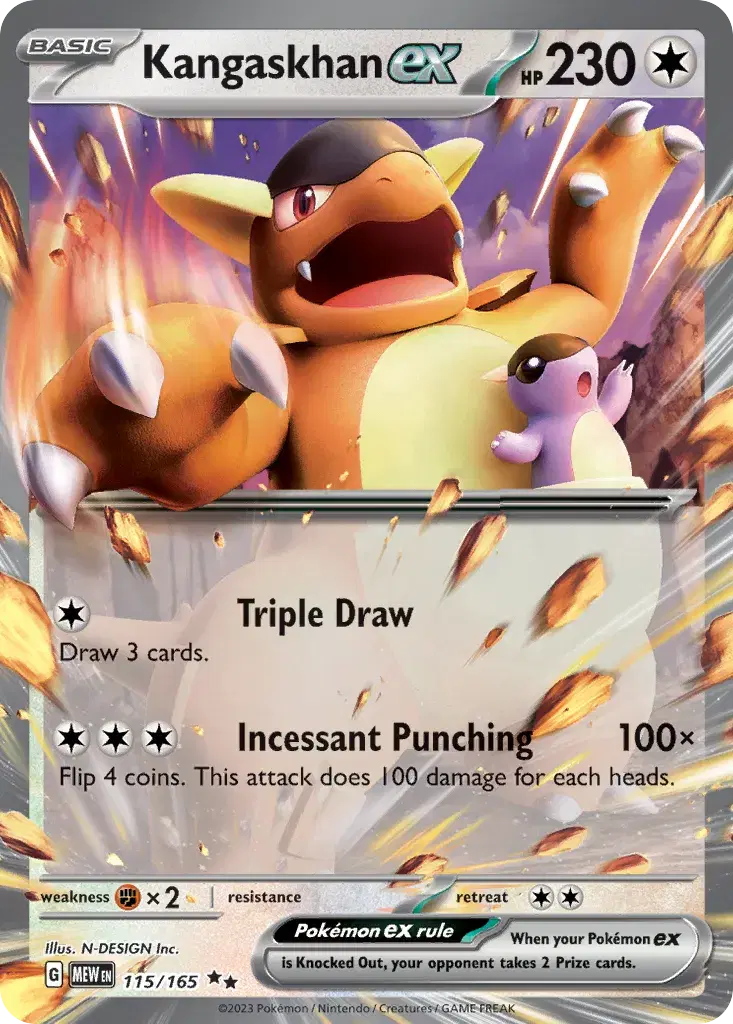 Kangaskhan ex 151 115