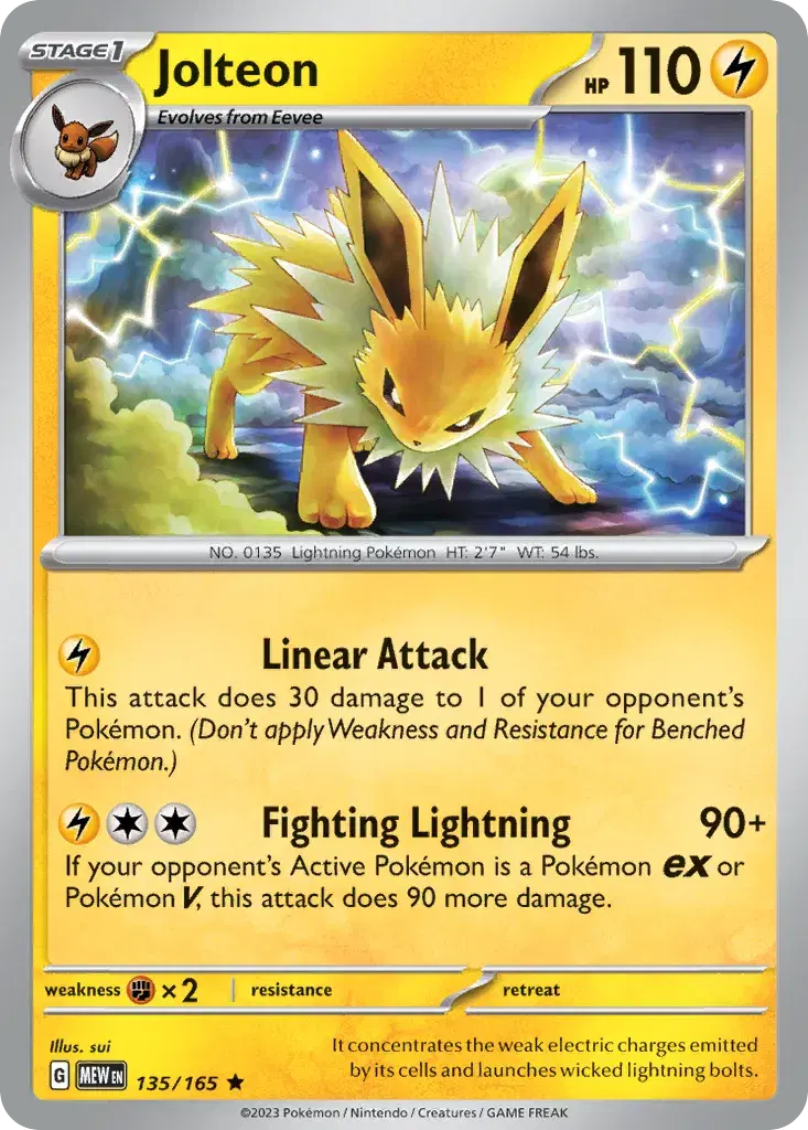 Jolteon 151 135