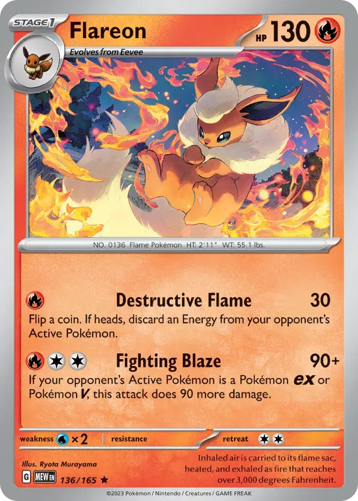 Flareon 151 136