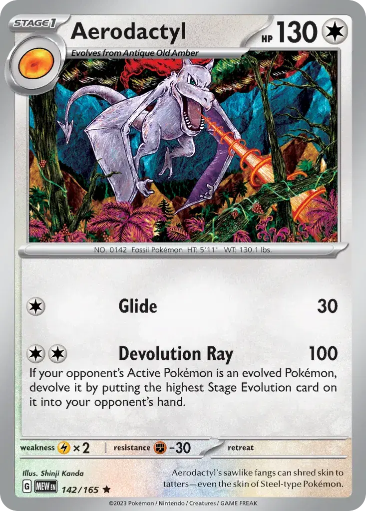 Aerodactyl 151 142