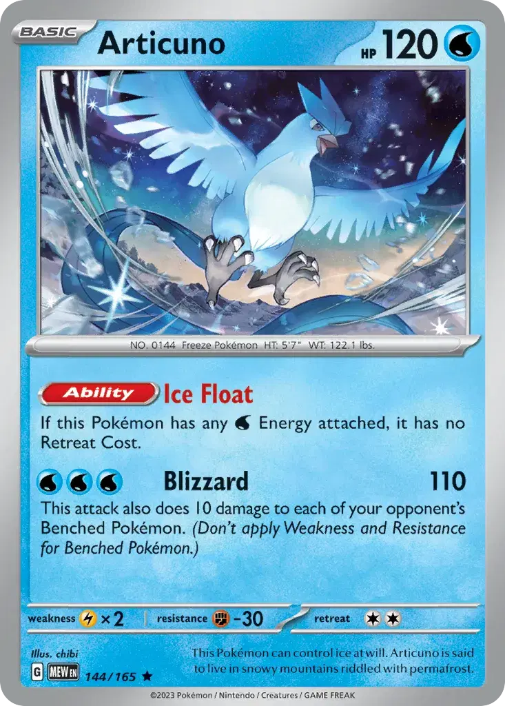 Articuno 151 144