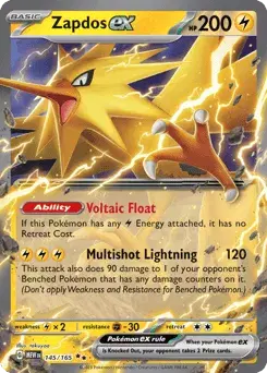 Zapdos ex 151