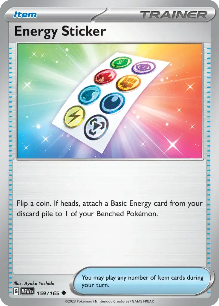 Energy Sticker 151 159