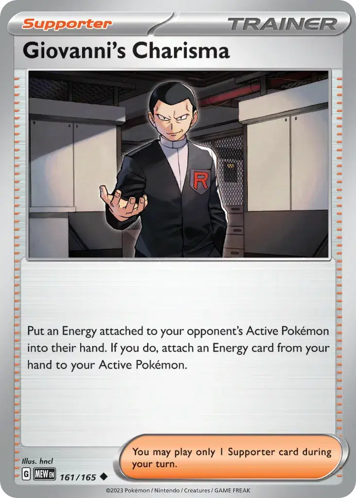 Giovanni's Charisma 151 161