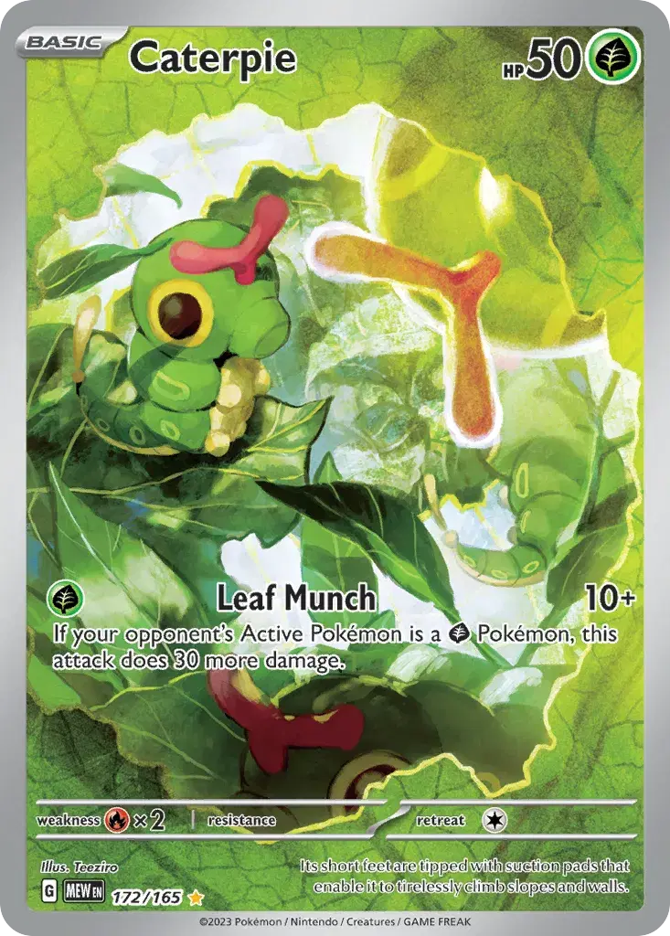 Caterpie 151 172