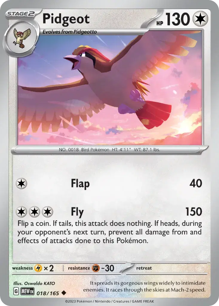 Pidgeot 151 18