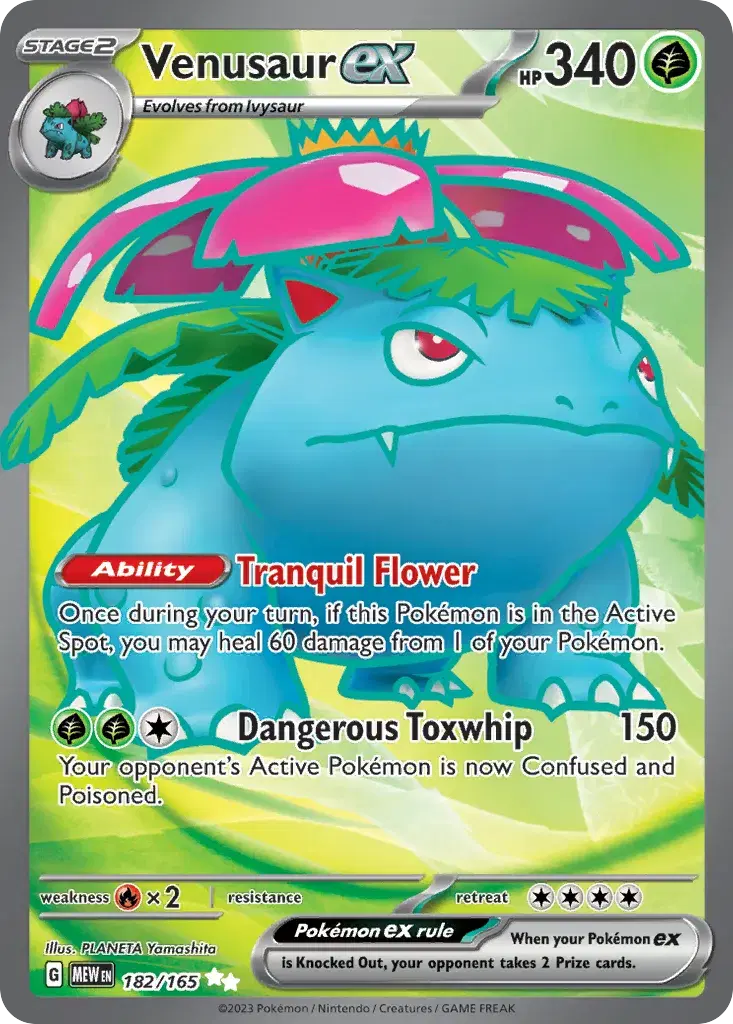 Venusaur ex 151 182