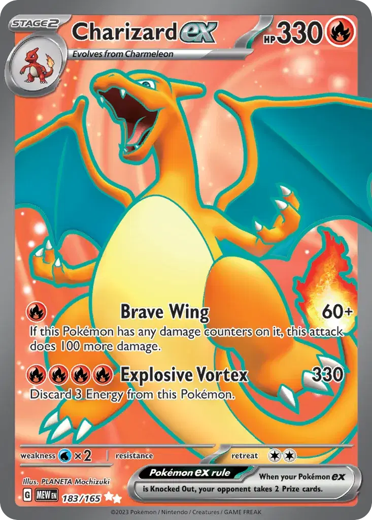 Charizard ex 151 183