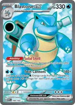 Blastoise ex 151