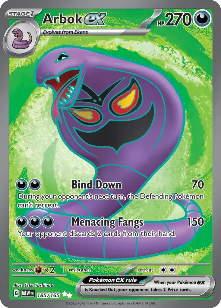 Arbok ex 151 185