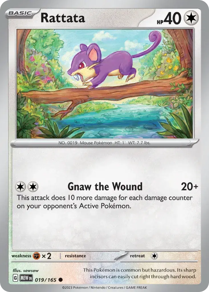 Rattata 151 19