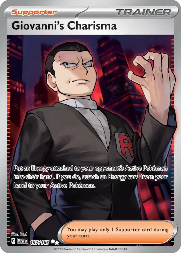 Giovanni's Charisma 151 197