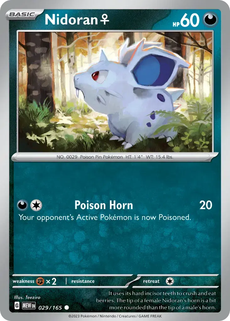Nidoran ♀ 151 29
