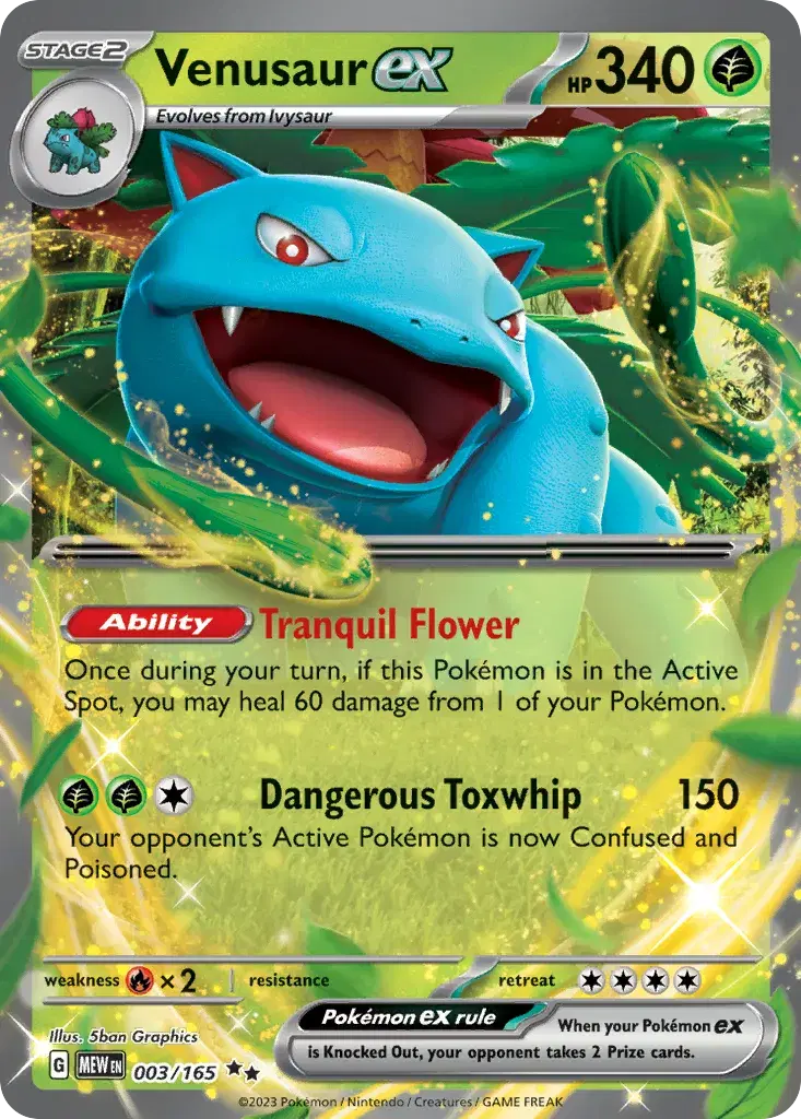 Venusaur ex 151 3