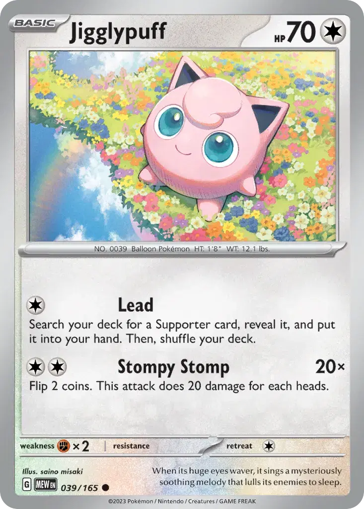 Jigglypuff 151 39