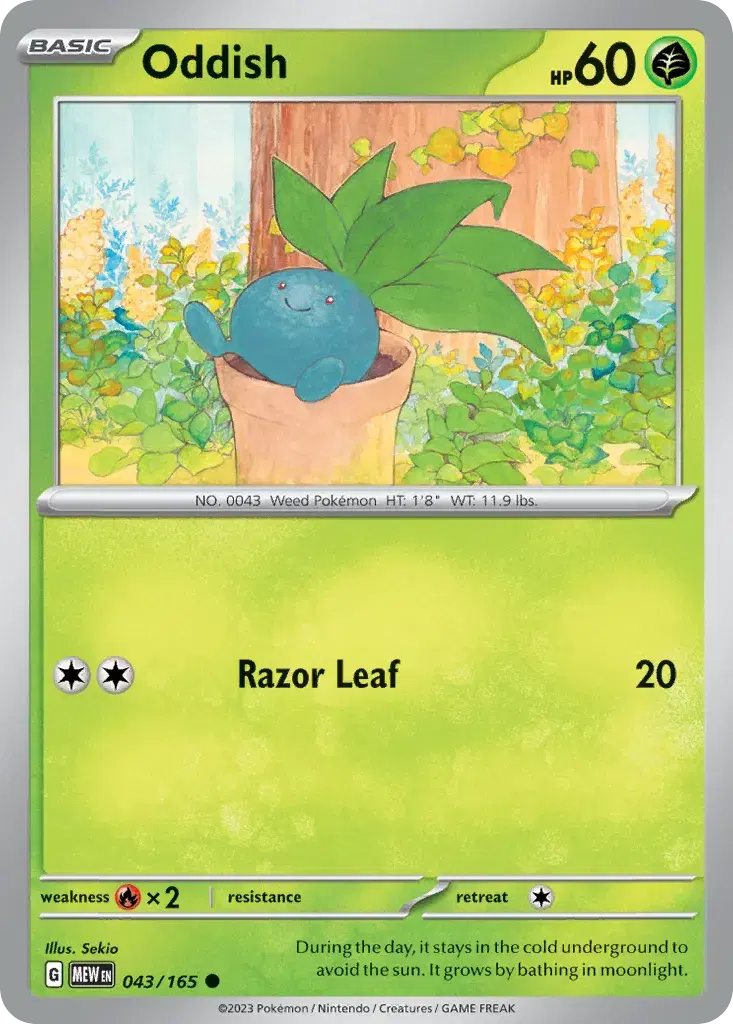 Oddish 151 43