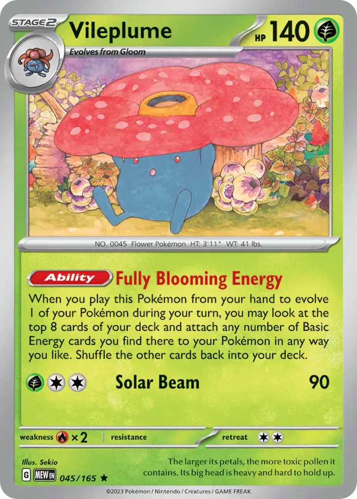 Vileplume 151 45