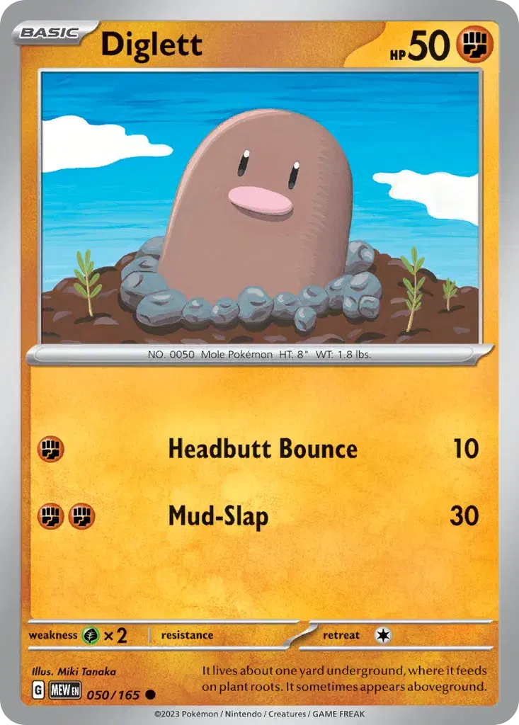 Diglett 151 50