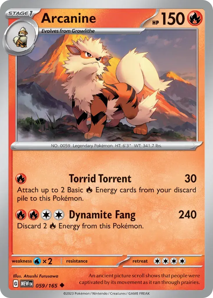 Arcanine 151 59