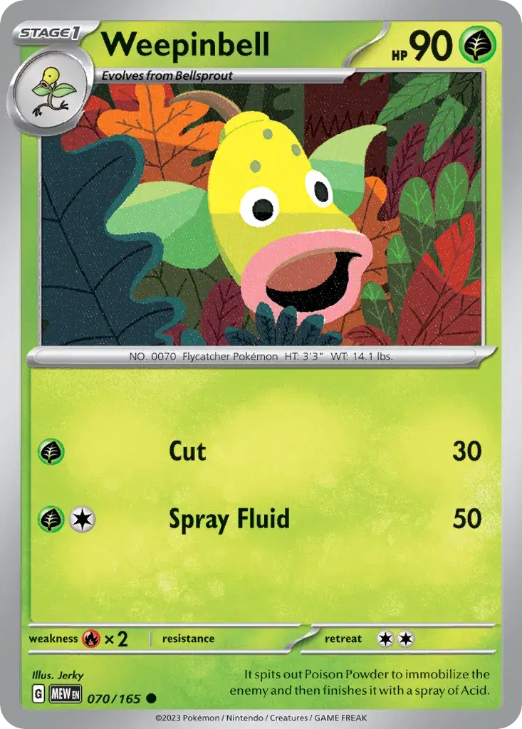 Weepinbell 151 70