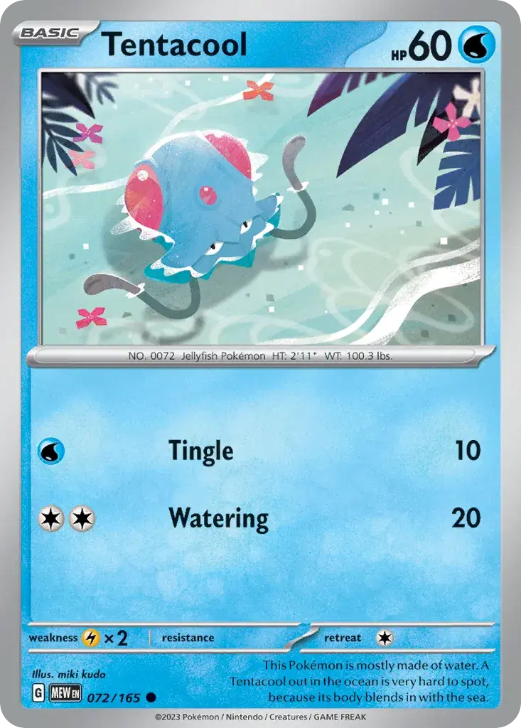 Tentacool 151 72