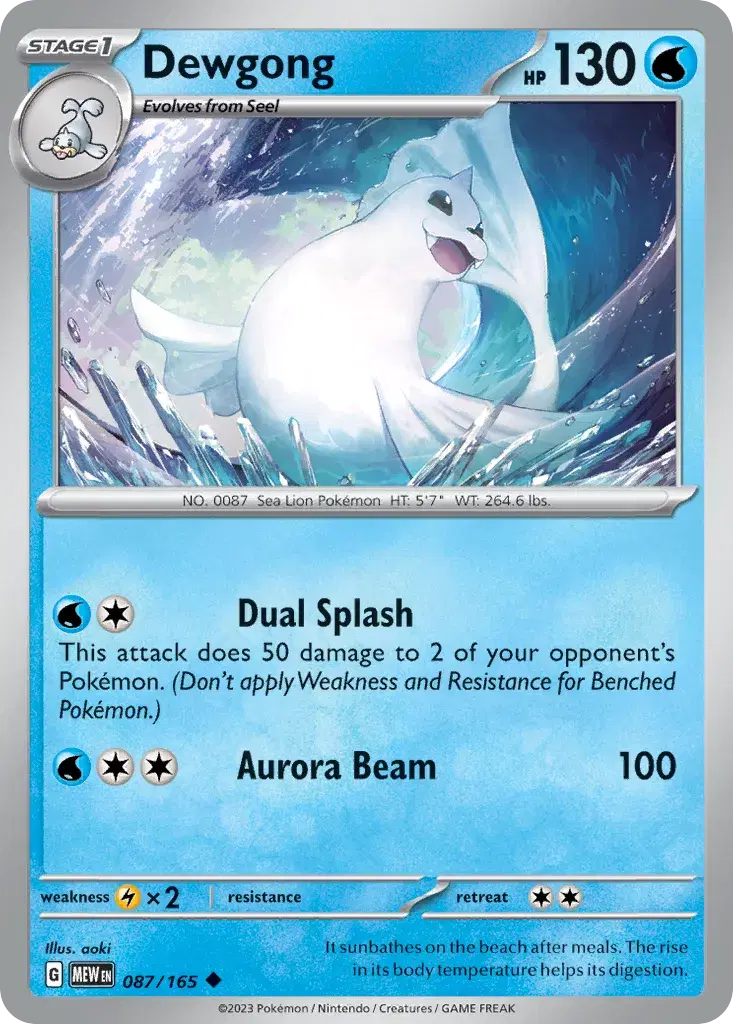 Dewgong 151 87