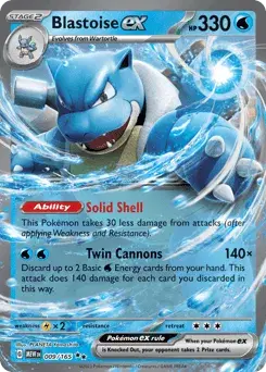 Blastoise ex 151