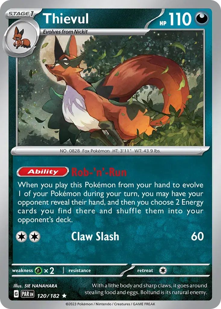 Thievul Paradox Rift 120