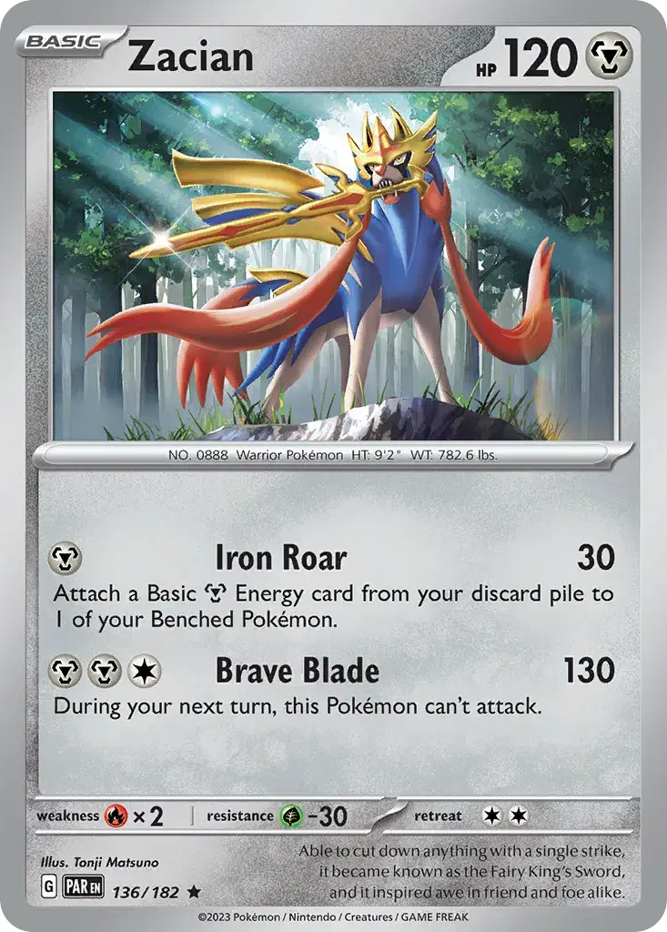 Zacian Paradox Rift 136