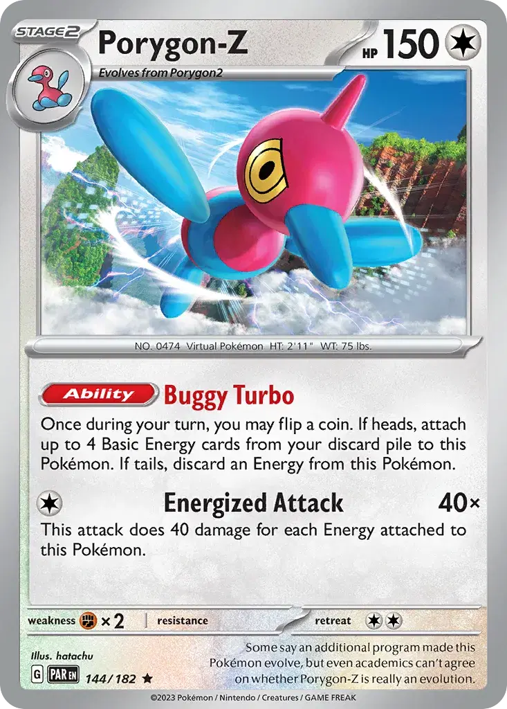 Porygon-Z Paradox Rift 144