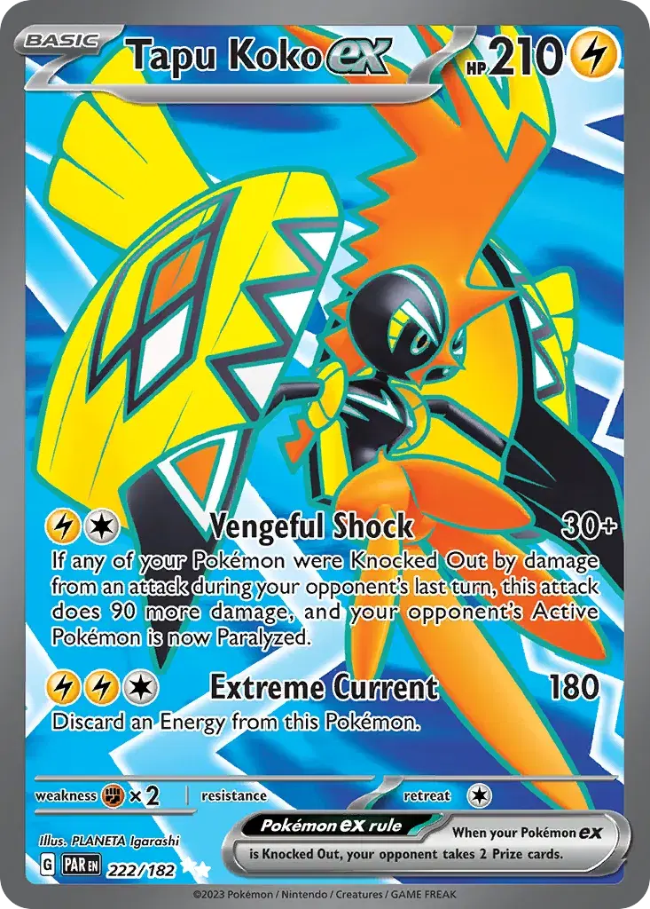 Tapu Koko ex Paradox Rift 222