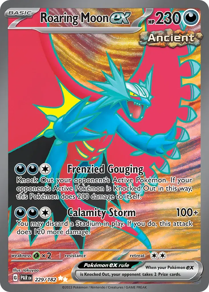 Roaring Moon ex Paradox Rift 229