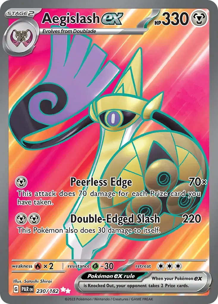 Aegislash ex Paradox Rift 230