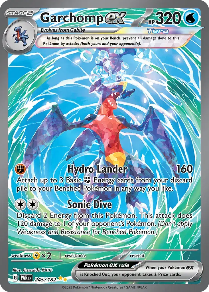 Garchomp ex Paradox Rift 245