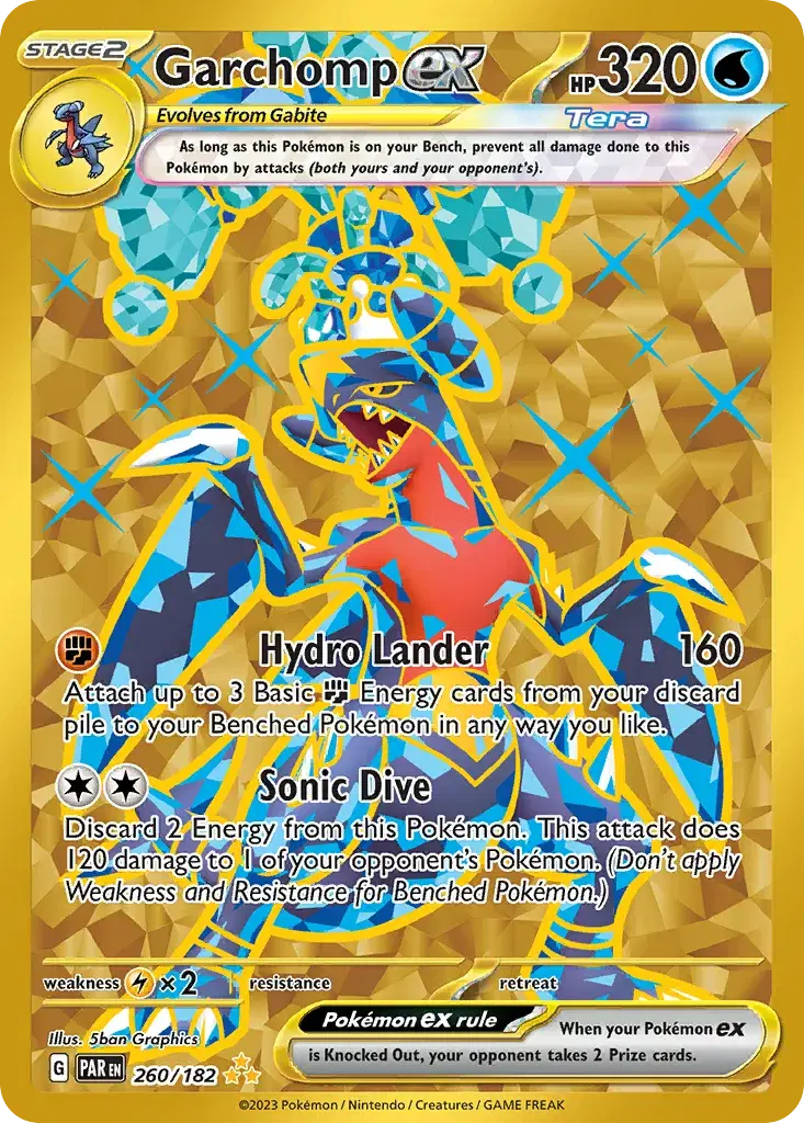 Garchomp ex Paradox Rift 260