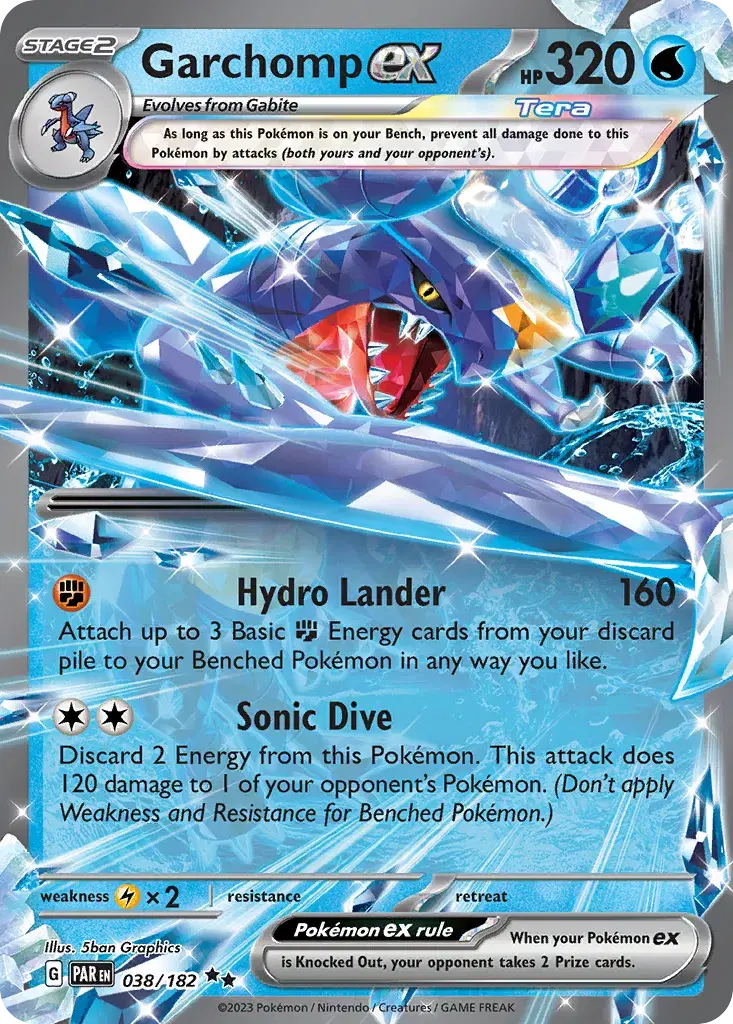 Garchomp ex Paradox Rift 38