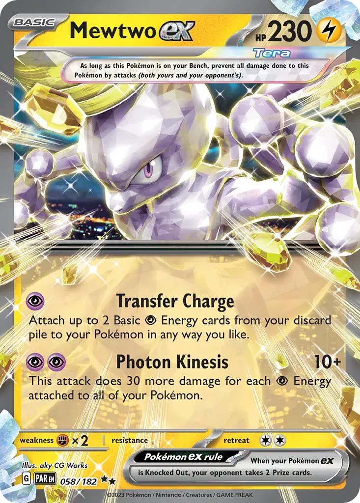 Mewtwo ex Paradox Rift 58